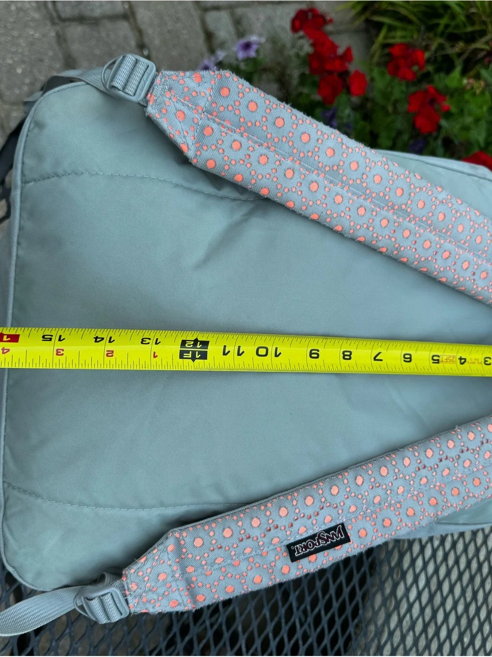 Jansport Light Gray Backpack with Pink Accents